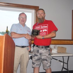 Dan Zilm Award from bringing a Fordson the furthest - Loren Booth