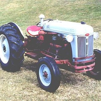 This unrestored 6 cylinder Funk conversion was one of the early kits that used the channel iron frame supports. Later models had Funk manufactured cast iron oil pans.